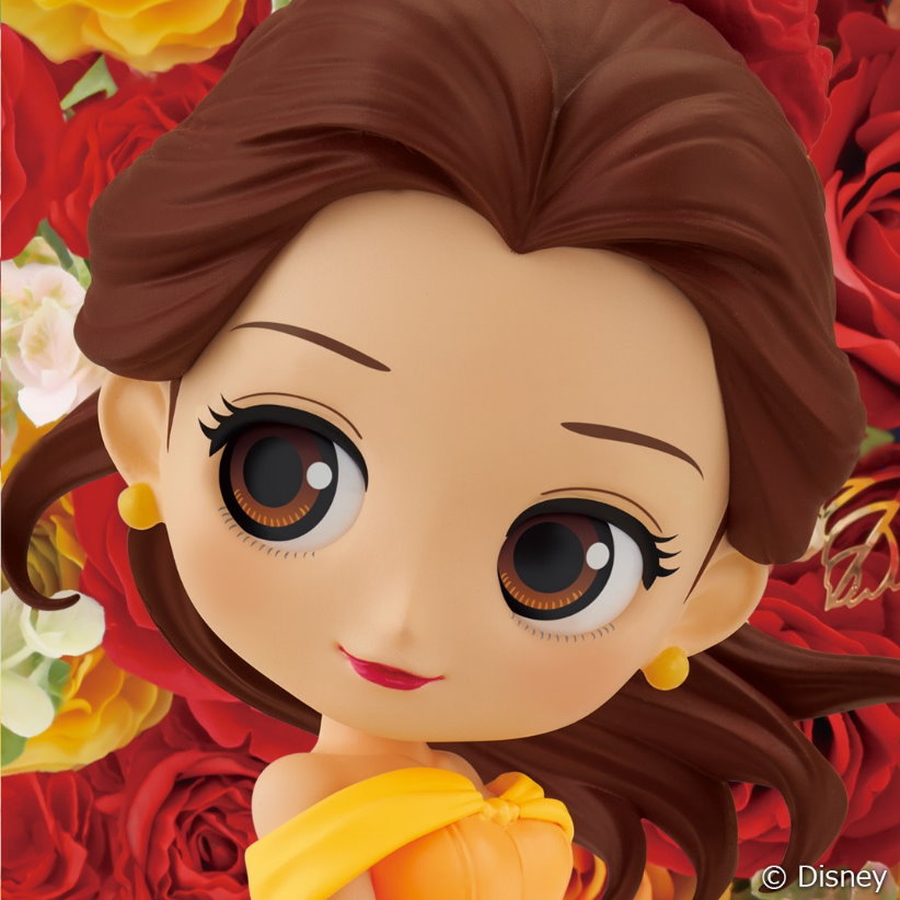 港版Qposket -Disney Characters flower style -Belle-貝兒A色– Sun